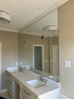 Madhouse custom mirror installation