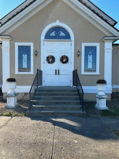 Speed Memorial Church glass work